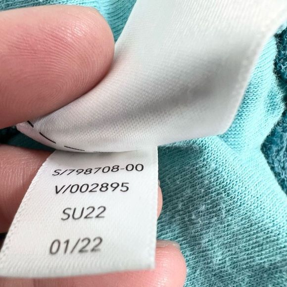 Athleta Sundance Alliance Womens 3X Blue Green Long Sleeved Hooded Pullover - Picture 8 of 11